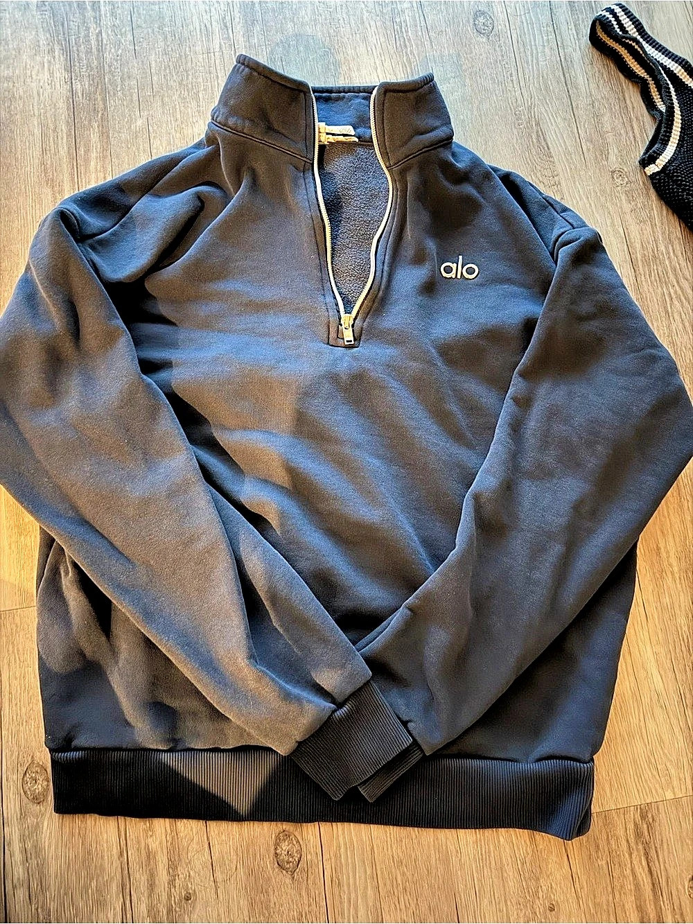 Alo accolade navy quarter zip